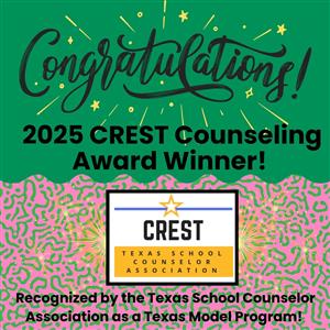 Recognizing Emily Loesch to receive the school counseling award.